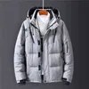 Winter Jacket Parkas Men -20 Degree White Duck Down Jacket Mens Hooded Outdoor Thick Warm Padded Snow Coat Oversized Windbreaker Y1103