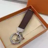 Brand Designer Keychain Cartoon Calf PU leather Keychains in 4 Colors portachiavi for Mens and Women Classic Key Ring Car Pendant4998488