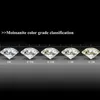 Szjinao Real 100％ルースジェムストーンMoissaniteダイヤモンド1.0ct 6.5mm DカラーGRAの宝石類のための石ラウンド