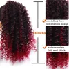 14 Zoll Afro Verworrene Lockige Synthetische Pferdeschwanz Simulation Echthaar Extensions Bundles Clip in Pferdeschwänze CJ5801110238