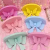 Hooks Rails Japanese Pink Bow Storage Rack Wallmonterade trähyllor för Girl Kids Room Decoration Organizer Holder Bedroom DE283O