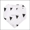 Baby, & Maternitycotton Baby Bibs Cute Milk Bottle Triangle Print Kids Infant Head Scarf Bandana Feeding Burp Cloths Saliva Towel For Girls