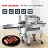 Industrielle 380-V-Küchen-Schneidemaschine für gekochtes Fleisch, Fisch-Rindfleisch-Steakschneider
