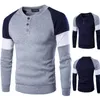 Camisolas masculinas de inverno Mens de inverno Slim Knitwear Casual Pullover Masculino O-pescoço Patchwork Puxe Homme Tops Sueter Masculino 2021