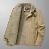 Kış erkek ceketler kaşmir rahat pamuk polar bombacı ceket yüksek kalite moda sıcak palto marka artı kadife giyim 211110