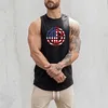 Muskleguys Kulturystyka Tank Tops Gyms Fitness Trening Bez Rękawów Koszula Man Casual Sportswear Stringer Kamizelka Bawełna Rozmiar XXL 210421