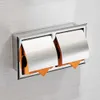 Toilettenpapierhalter aus Edelstahl 304, Chrom, Wandmontage, verdeckte Toilettenpapierbox für Badezimmer, Porta Papel Higienico WF-18030 210720