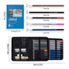 H&B New Painting Set Sketch Color Pencil Set 71 Pieces High Quality Graphite Special Easy To Roll Handle Wood Anti-broken Core Easy To Carry Professional Art Supplies