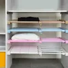 Armário ajustável organizador de armazenamento espaço de armazenamento salvamento wardrobe parede montado montado cozinha casa decorativa armários 210705