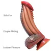 Speziell geformter Stimulator Dildo Cock Silikon Simulation Riesiger Penis Erwachsene Produkte Sexspielzeug