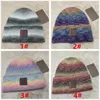 Designer Beanie Merk Caps voor Dames Mannen Winter Gebreide Leopard Hoeden Unisex Dames Warm Gorras Tie Dye Brei Mutsen