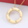 Collana con ciondolo coppia in acciaio inossidabile al titanio per coppie Love Diamond Cubic Pendenti Collane Anniversario Regali di San Valentino per Boyf