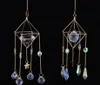 Chandelier Wind Chimes Garden Decoration Crystal Prisms Hanging Sun Catcher Pendant Patio Windown Indoor Outdoor Decor Rainbow Mak5098021