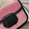 Panie Portfel Klapa Ramię Siodła Torby torebki Totes Crossbody Fanny Leather Regulowany Pasek Litery Aksamitna Sprzęgła Geometryczna Perforowane Słynne Kobiety Torebka