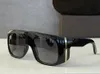 Duże okulary przeciwsłoneczne Oversize Square Black Smoke 0733 Sonnenbrille mężczyźni kobiety modne okulary przeciwsłoneczne z pudełkiem