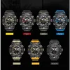 SMAEL mode sport étanche montre hommes haut de gamme marque militaire numérique Quartz montre-bracelet hommes double affichage rétro-éclairage horloge X0524