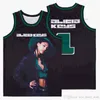 Film # 1 Alicia Keys Basketbal Jersey Custom DIY Design Stitched College Baskeball Jerseys