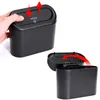 Interior Organizer Box Car Garbage Bag Press Sealed Trash Can Auto Storage Bin Accessories