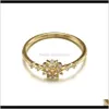 16K Gold Sier Women Snowflake Zestaw Ślimak Kryształ Rhinestone Pierścionki Zaręczyny Wedding Finger Pierścień Biżuteria Prezenty Rozmiar 610 Uorey 3OO2Q