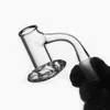 TERP SLURPER AKCESORIA Całkowicie spawanie kwarc Banger męski samica 10 mm 14 mm 18 mm 45 ° 90 ° dla szklanego szklanego bong