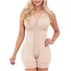 Dames Shapers Tummy Control Shapewear Hoge Compressie Faja Bodysuit Postpartum Open Bust