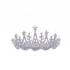 Hårklipp Barrettes Tirim Luxury Small Princess Crown Crystal Tiaras Party Favors For Women Girls Toddler Combs Clip Accessories Cubic Zi