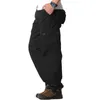 الرجال البضائع السراويل عارضة متعددة جيوب السراويل التكتيكية العسكرية الذكور أبلى فضفاضة سراويل مستقيمة بنطلون طويل زائد الحجم 44 211201