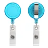 2021 Retractable Ski Pass ID Card Badge Holder Reel Pull Key Name Tag Card Holders Recoil Reels For School Office Company