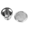 Refillable Stainless Steel XXL Double & Single Coffee Capsule Pod For L'Or Barista LM8012 Machine filters LOR 211008