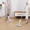 Eyliden 3 em 1 Spray Mop Sweeper com Microfibra Pad Raspador Tanque de Água Recarregável para Madeira Cerâmica Limpeza de Piso 21082524