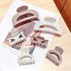 Koreanische Acetat Geometrische Große Barrettes Haar Clips Gilrs Klaue Mode Frauen Große Größe Make-Up Kopfbedeckungen Accessories166M