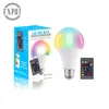 スマート電球ライトE27 7W RGBセリウムマジックホームスマートLEDライト色変更リモコン電球ライト