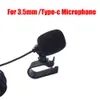 Professionnels voiture o microphone 3,5 mm prise jack micro stéréo mini microphones externes filaires pour auto DVD radio 3 m de long voitures Aud DHL8453981
