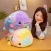 40cm 55cm Cartoon Colorful Salamander Plush Toys Stuffed Soft Baby Lovely Fish Pillow Kawaii Lifelike Doll for Kids Children Gifts LA327