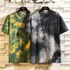 Mens T-shirts Korea Kort ärm T-skjorta Män Summer Printe Tshirt Top Tees Märke Fashion Clothes Plus Size M-5XL O Neck