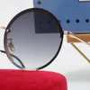 Lunettes de soleil de designer avec hommes femmes monture ronde lentilles en verre lunettes de vue en plein air mode dame lunettes de soleil pour femme haute qualité291C