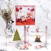 StoBag 10pcs Transparent Portable Box Wedding Birthday Party Baby Shower Baking Cookies Cake Boxes And Packaging Decoration 210602