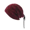 비니 캡 스카프 페이스 마스크 다기능 야외 겨울 푹신한 니트 니트 포니 테일 모자 따뜻한 헤드웨어 모자