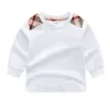 Frühling Herbst Baby Jungen Mädchen T-shirts Kinder Langarm T-shirt Umlegekragen Kinder Baumwolle Freizeithemd Kind Pullover Mädchen Sweatshirts, 1-7 Jahre