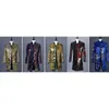 Paillettes de luxe masculines Long Blazer Jacket Brand Slim Fit Tuxedo Suit Veste Men Party Show Prom Stage Costumes For Singers 210522