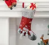 Kerst Kous 3D Pluche Zweeds Santa Gnome Gift Socks Family Holiday Party Openhaard Hanging Ornament DD620