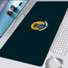Pürüzsüz PU Deri Bilgisayar Mouse-Pad Masası Mat Oyunu Dizüstü Mouse Pad Astronot Baskı Siyah Desen Oyun Fare