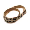 Bracelets porte-bonheur mode personnalité exagérée multicouche imprimé léopard en cuir femmes Vintage à la mode bracelet femme bijoux de mariage