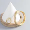 Argento colore serpente occhi verdi braccialetto anello braccialetto donne di alta qualità zircone cubico di cristallo designer di gioielli di lusso moda Q0717