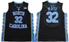 Пользовательские XS-6XL NCAA North Carolina Tar Heels 32 Люк Мэй 2 Джоэл Берри 40 Барнс 5 Пейдж 15 Картер 44 Баскетбольные майки колледжа Джастина Джексона