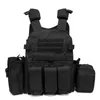 Jaktjackor Nylon Webbed Gear Tactical Vest Body Armor Carrier Accessories 6094 POUCH COMPAT CAMO MILITARY ARMY