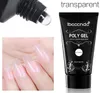 Rosa transparente 6Colors troca de temperatura 30ml poli unha gel set uv verniz polonês arte kit de arte rápida para extensões manicure1