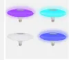 Smart RGB Bluetooth Music UFO Bulb E27 Lamp holder with 24 keys remote control AC85260V 30W Audio Light1415966