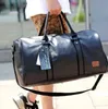 Factory outlet brand package outdoor leisure leather fitness bag large capacity portable travel basg Korean simplified thickening leathers handbags