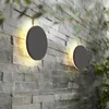 Açık duvar lambaları led lamba su geçirmez ip65 bahçe dekoratif ışık sundurma koridor aydınlatma banyo armatürü AC90-260V